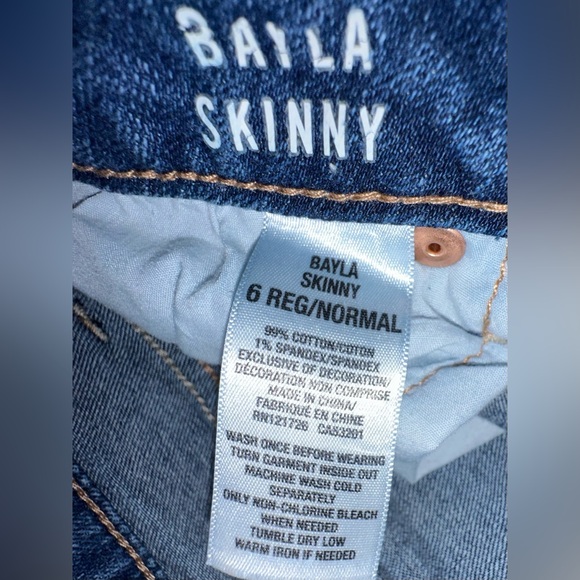 AEROPOSTALE Bayla Skinny Jeans Women's Size 6 Denim Mid-Rise 27" inseam - Picture 7 of 10